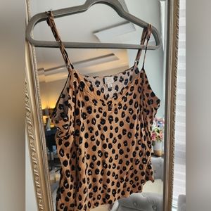 A New Day Cheetah Print Camisole | Size XL